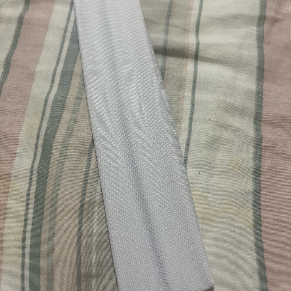 White Fabric headband. Stretchy